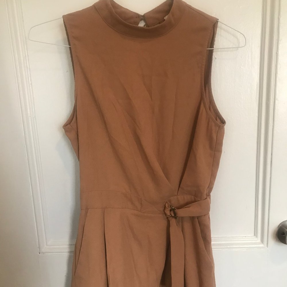 Dark tan one-piece